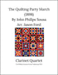 The Quilting Party March (1898) P.O.D. cover